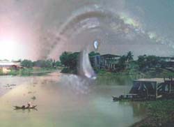 visueller ausflug nach asien